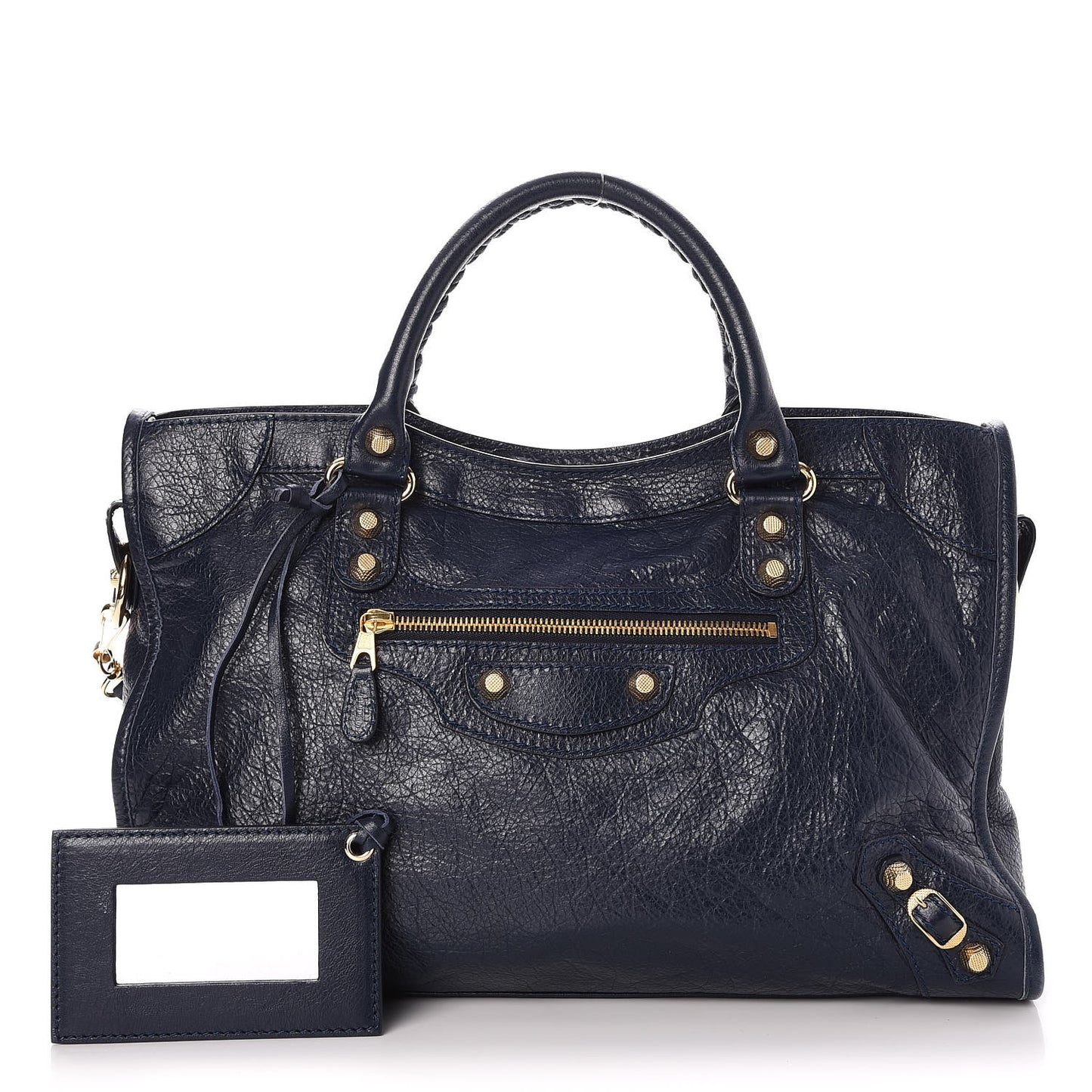 Agneau Giant 12 Gold Hardware City Bleu Obscur