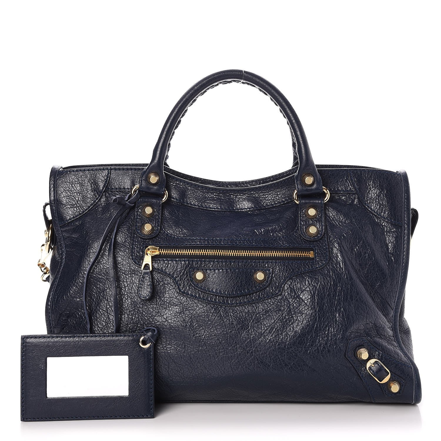 Balenciaga Agneau Giant 12 Gold Hardware City Bleu Obscur 1 of 7