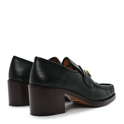 Gucci Malaga Kid Horsebit Loafer Pumps 40 Black 5 of 10