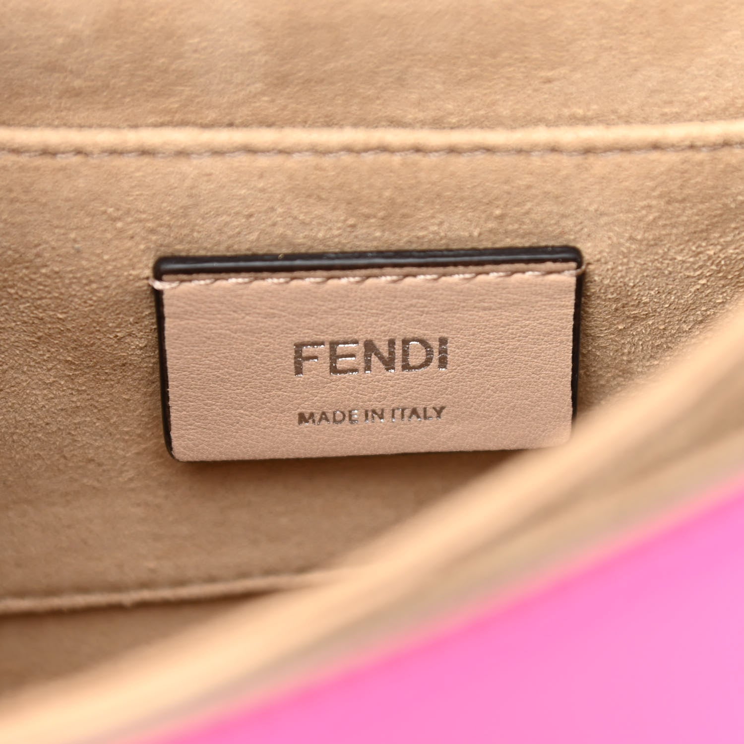 Fendi Vitello Liberty Studded Small Kan I Shoulder Bag Geranio Multicolor 6 of 11