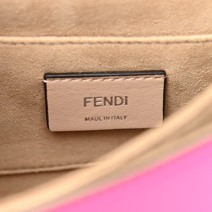 Fendi Vitello Liberty Studded Small Kan I Shoulder Bag Geranio Multicolor 6 of 11