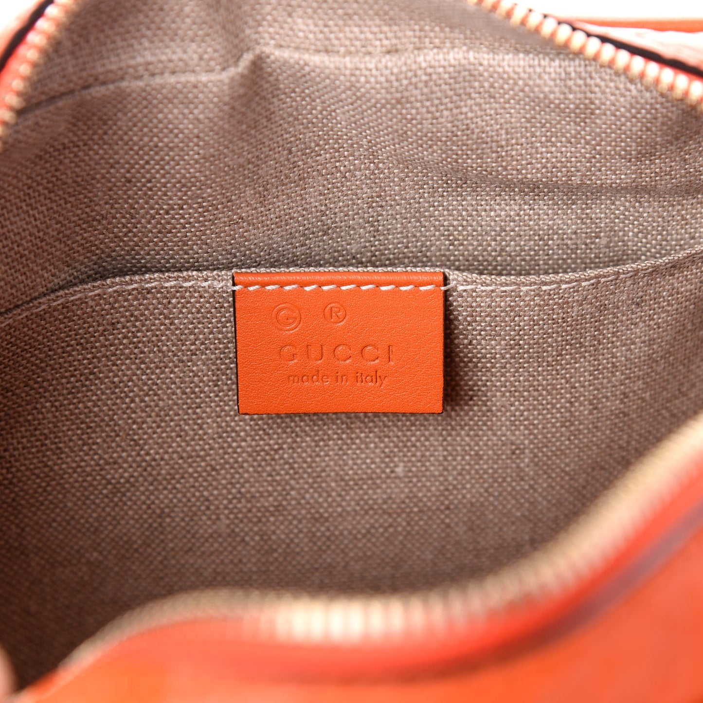 Soft Microguccissima Mini Bree Messenger Bag Sun Orange