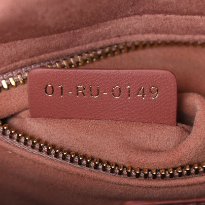 Christian Dior Velvet Mini Lady Dior Pink 7 of 9
