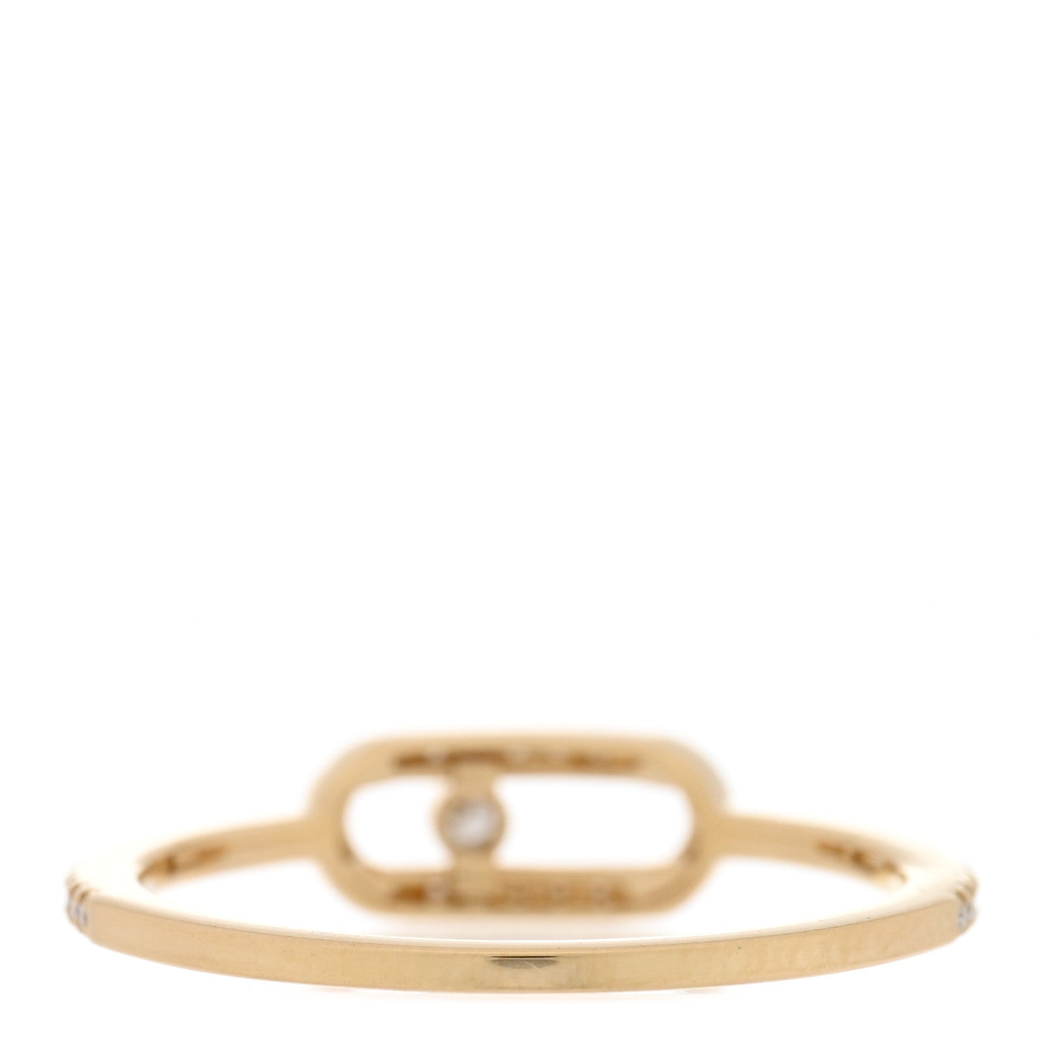 Messika 18K Yellow Gold Diamond Move Uno Pave Ring 54 7 3 of 5