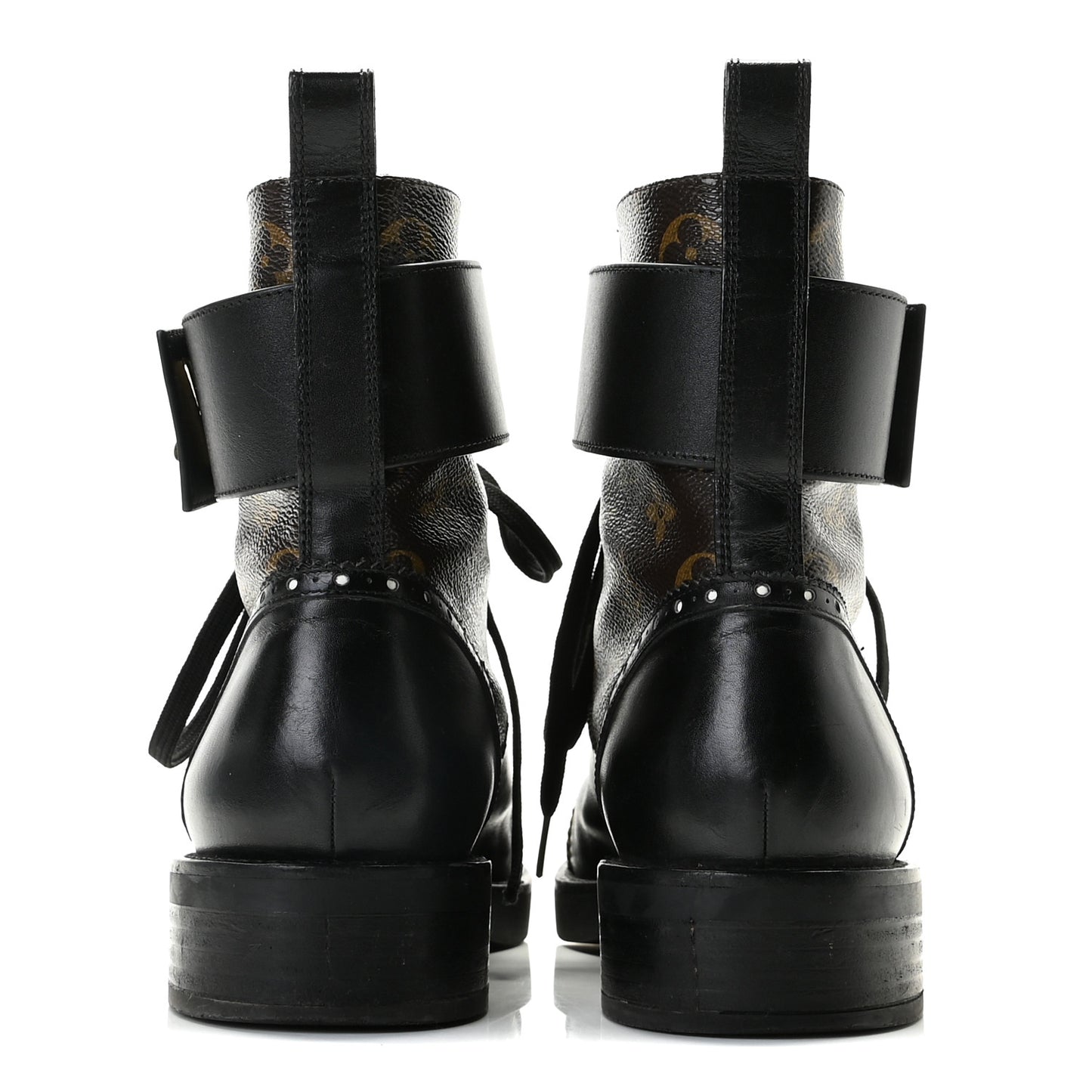 Calfskin Monogram Boyish Ranger Boots 40 Black