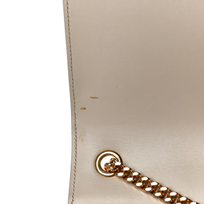 Saint Laurent Smooth Calfskin Medium Classic Monogram Kate Tassel Satchel Nude Powder 10 of 13