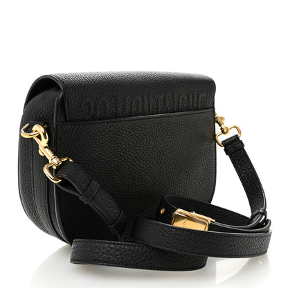 Christian Dior Grained Calfskin Medium Bobby Flap Black 3 of 9