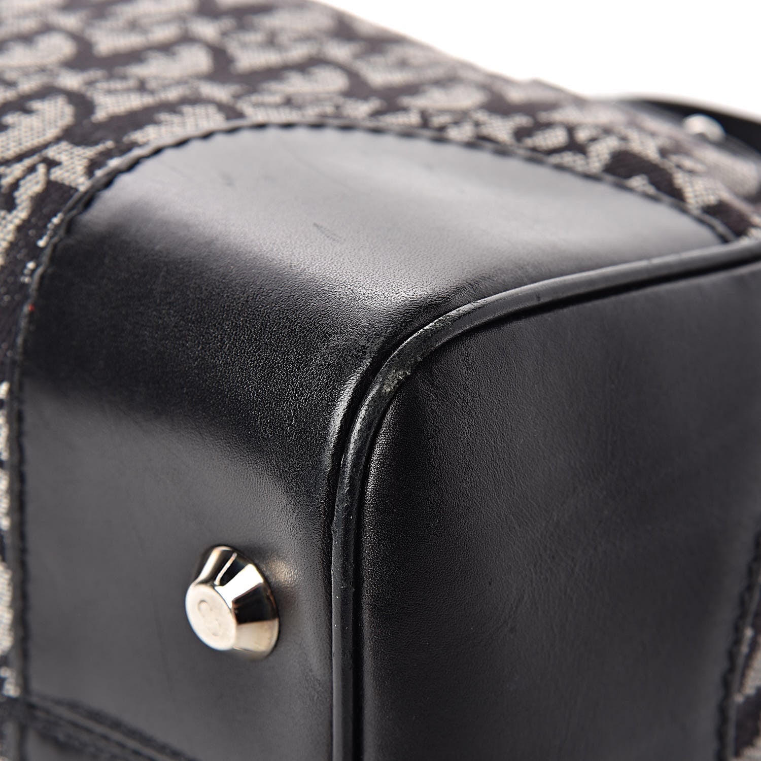 Christian Dior Monogram Boston Black 10 of 17