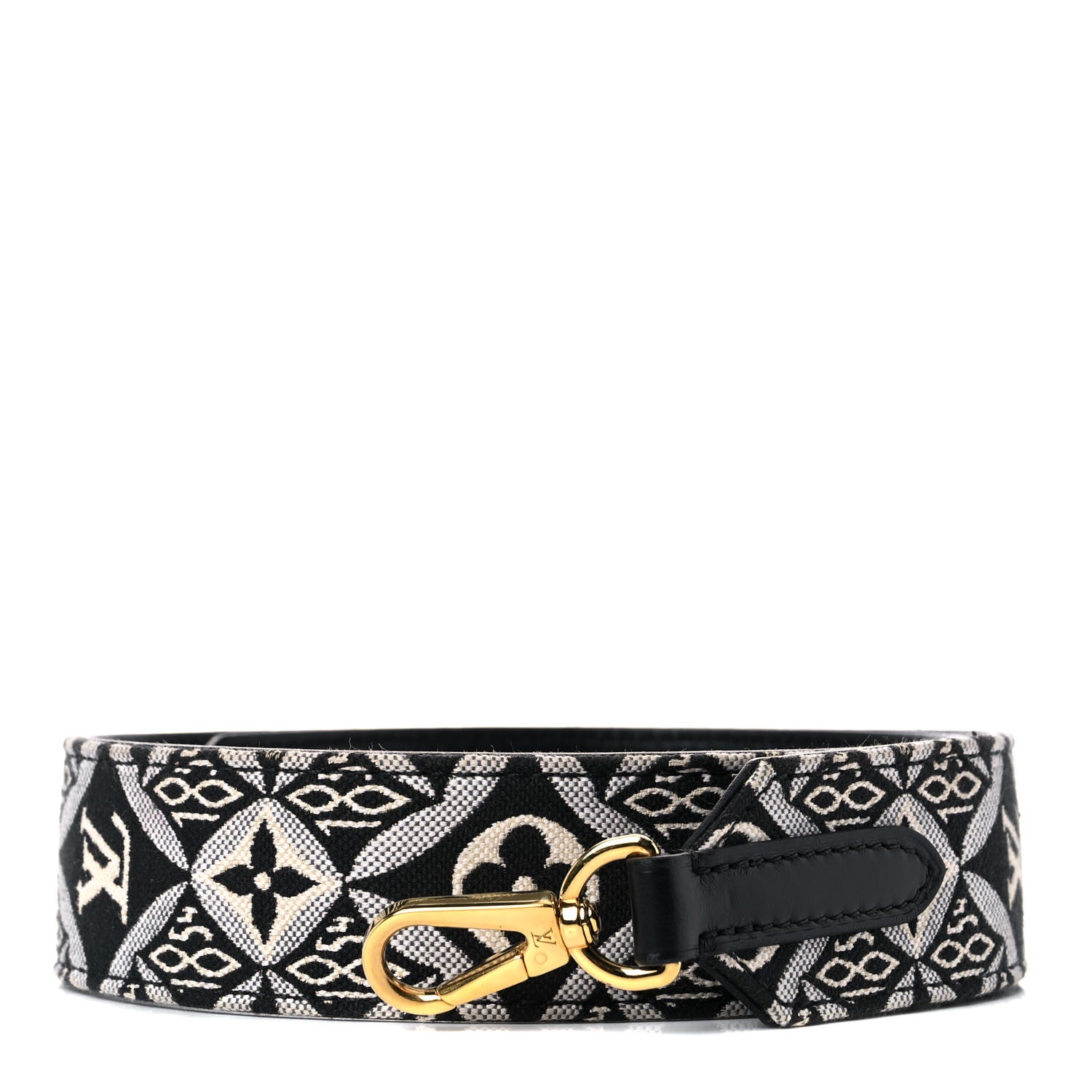 Louis Vuitton Jacquard Since 1854 Bandouliere Shoulder Strap Grey 1 of 8