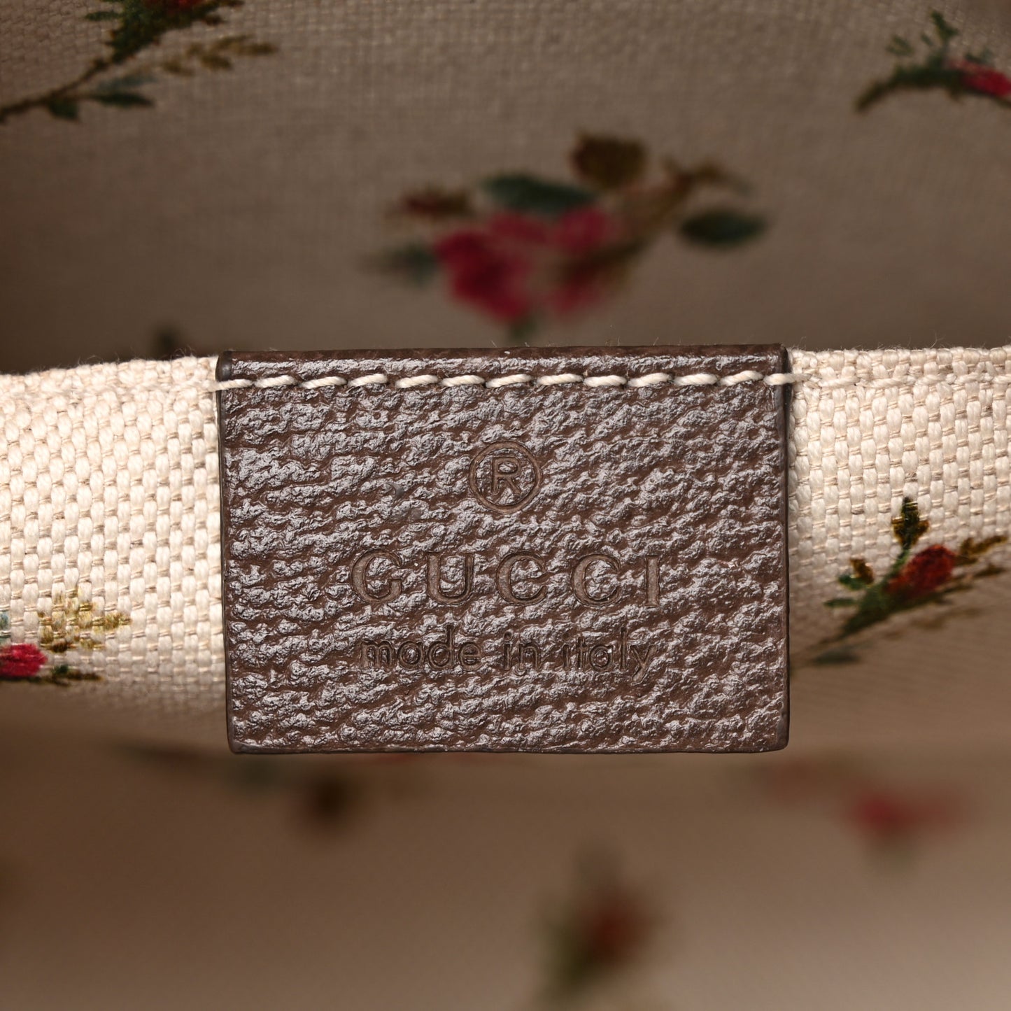 GG Supreme Monogram Web Neo Vintage Shoulder Bag Beige New Acero Crop