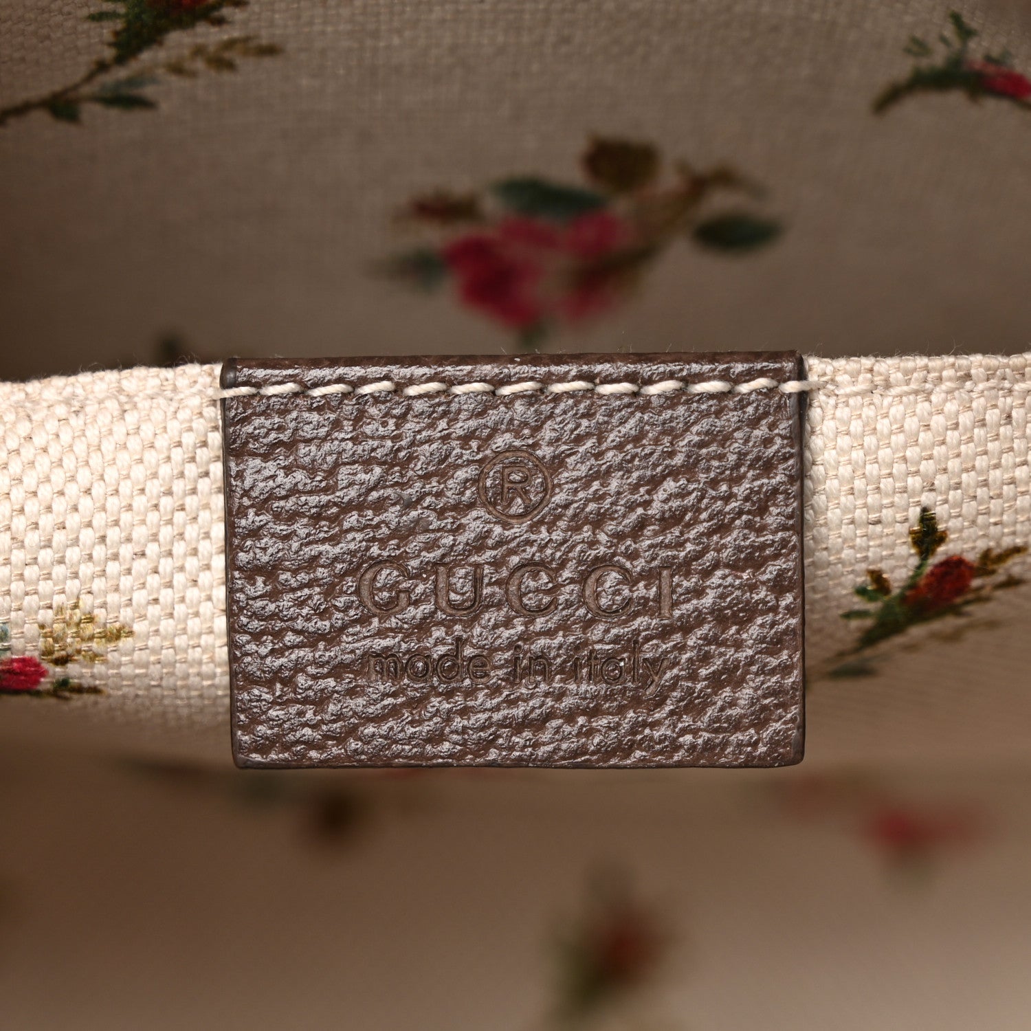 Gucci GG Supreme Monogram Web Neo Vintage Shoulder Bag Beige New Acero Crop 6 of 13