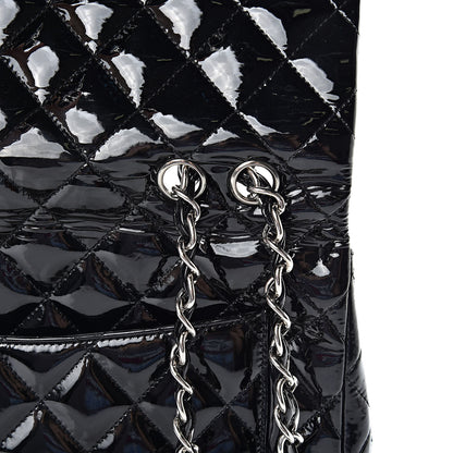 Chanel Patent Quilted Jumbo Single Flap Black 11 of 15