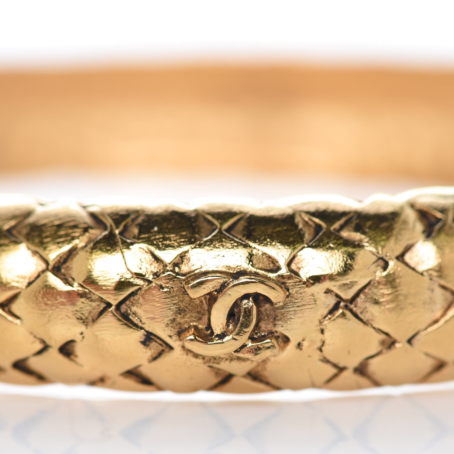 Chanel CC Bangle Gold 3 of 6