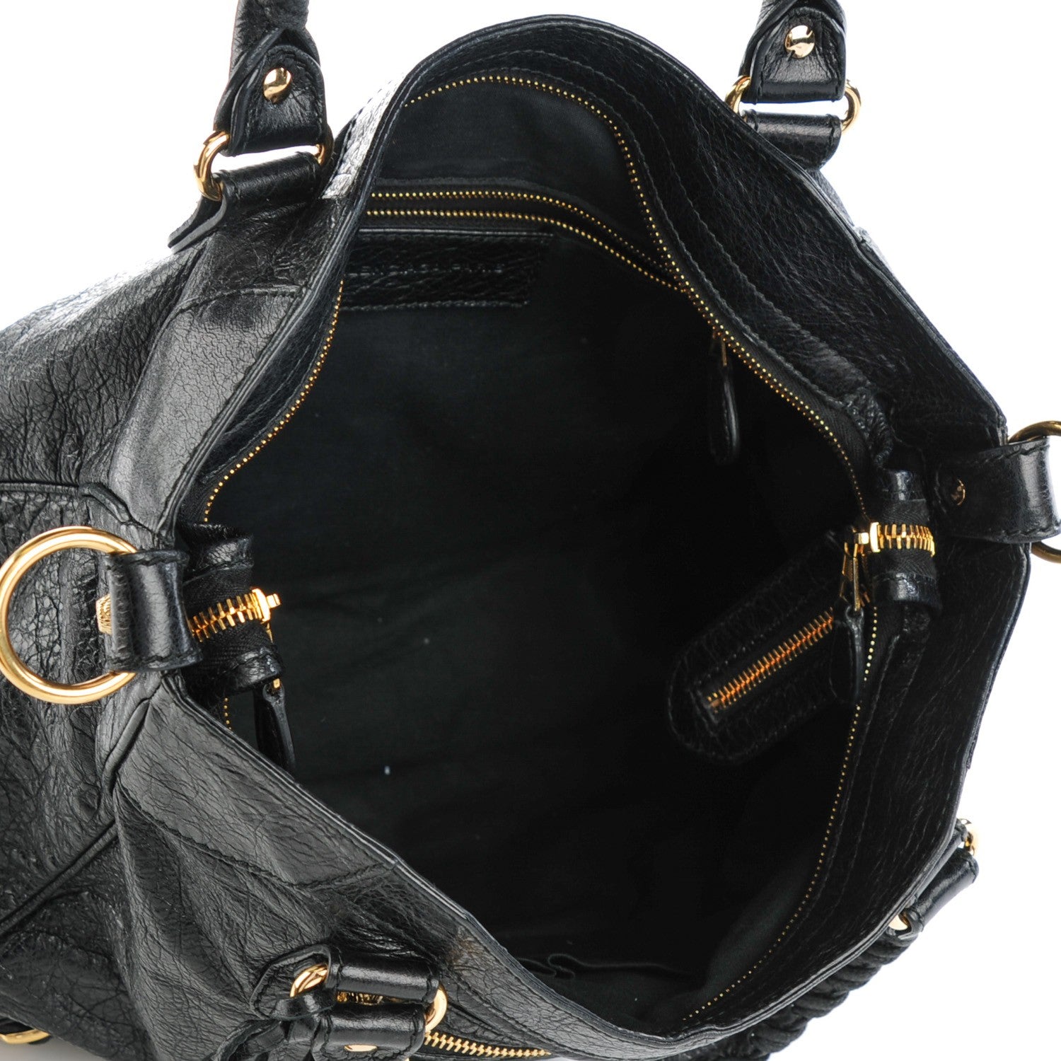 Balenciaga Agneau Giant 12 Gold Hardware Velo Black 5 of 7
