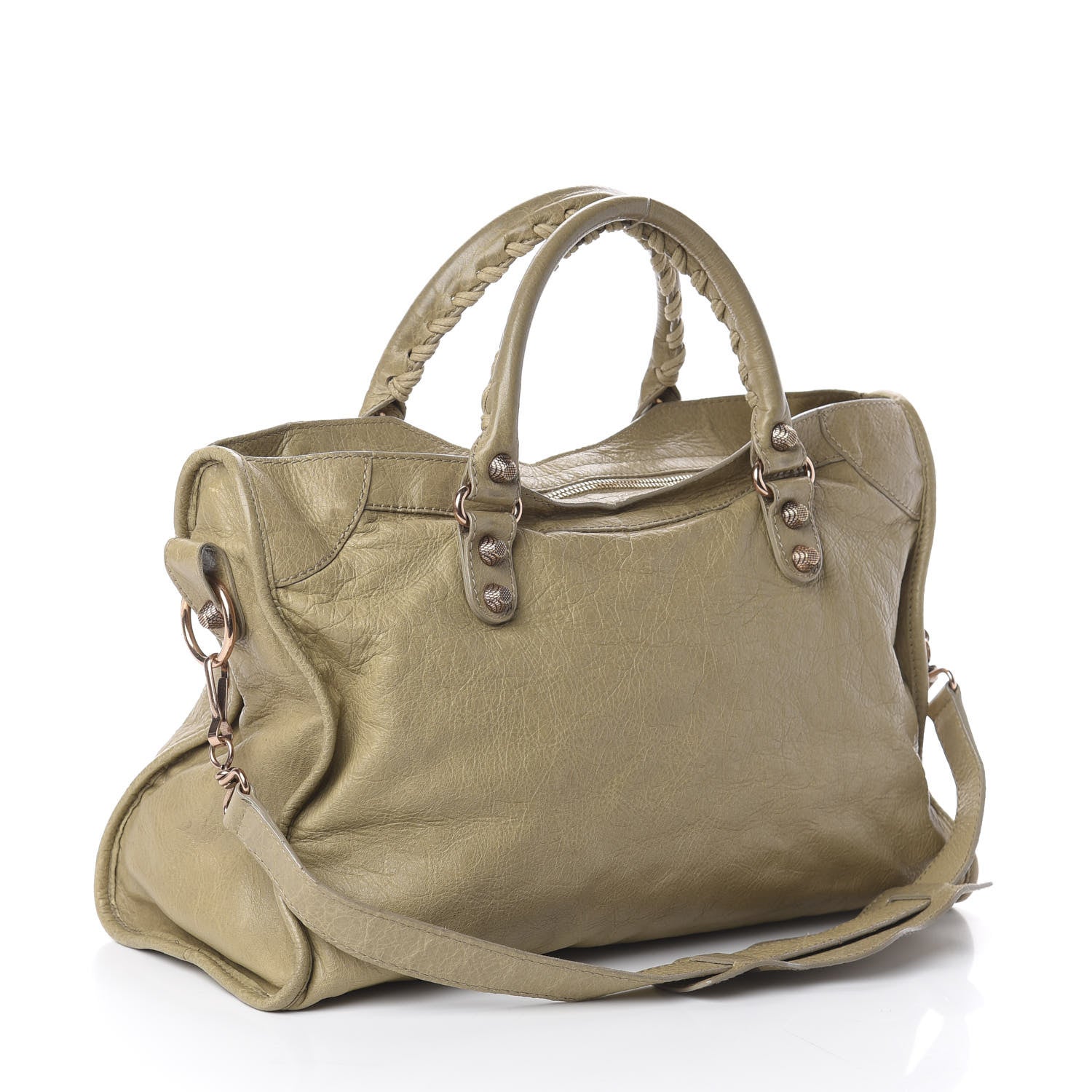 Balenciaga Agneau Giant 12 Rose Gold Hardware City Latte Beige 2 of 7
