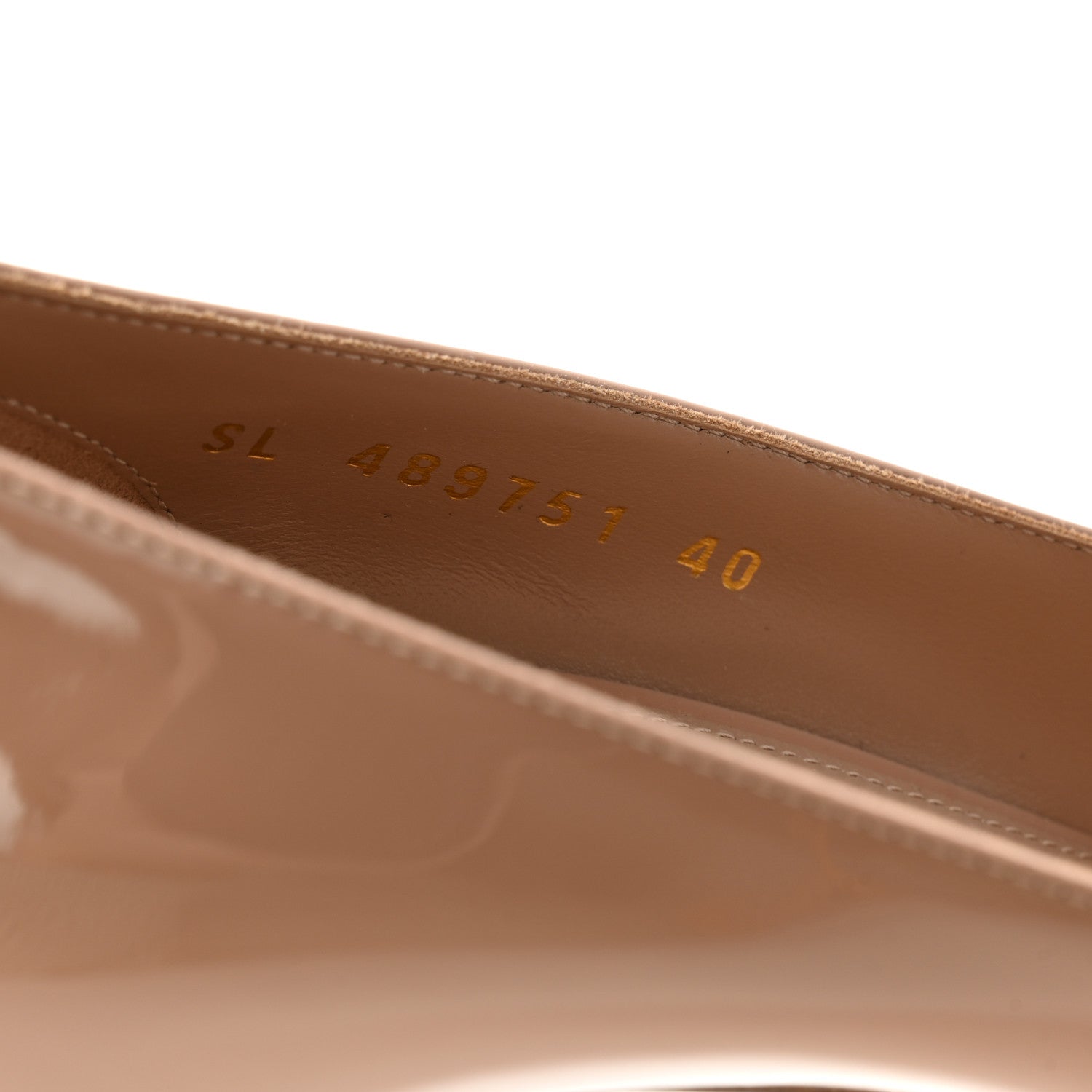 Saint Laurent Patent Anja 85 Pumps 39 Nude 8 of 10