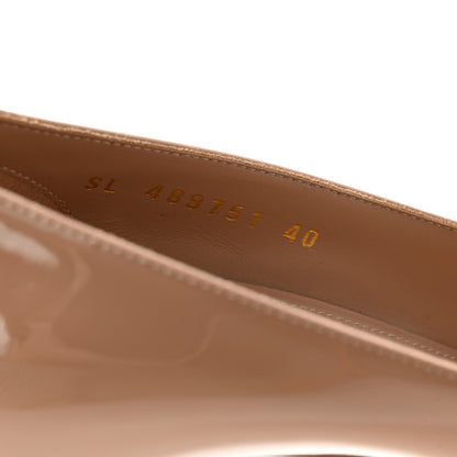 Saint Laurent Patent Anja 85 Pumps 39 Nude 8 of 10