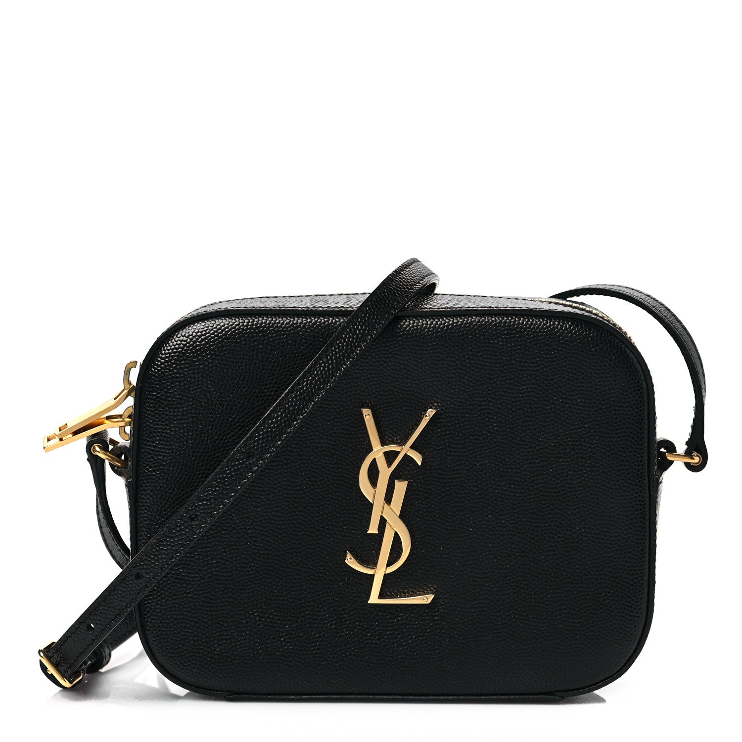 Saint Laurent Grain De Poudre Small Classic Monogram Camera Bag Black 1 of 6
