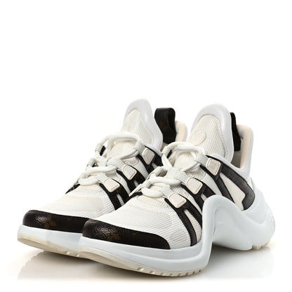 Louis Vuitton Patent Monogram LV Archlight Sneakers 39 White 4 of 13