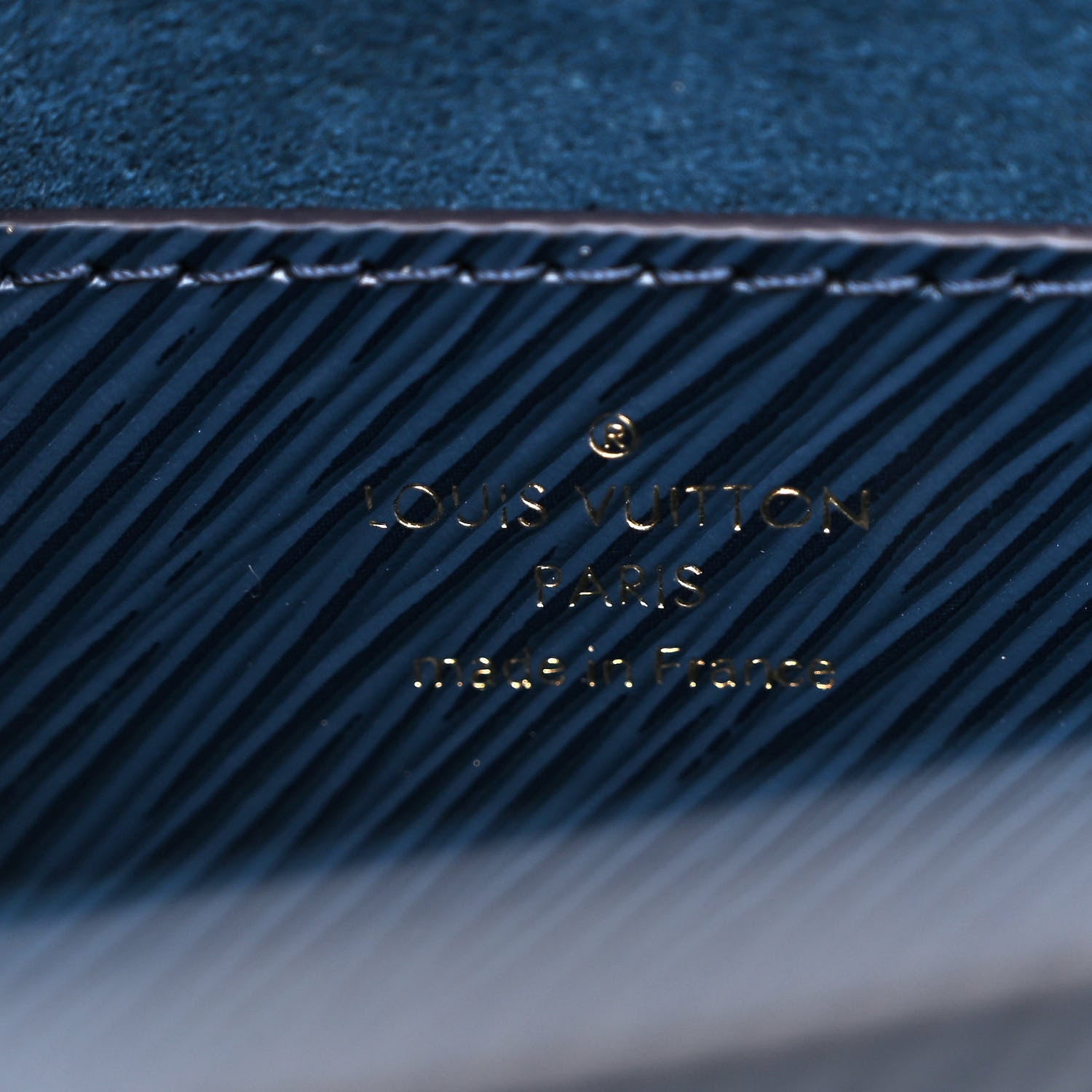 Louis Vuitton Epi Twist Shoulder Bag MM Indigo 5 of 9