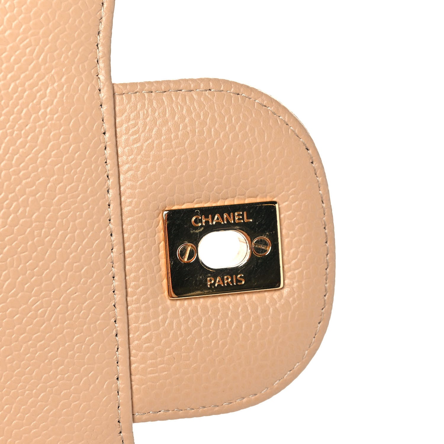 Chanel Caviar Quilted Jumbo Double Flap Beige Clair 10 of 10