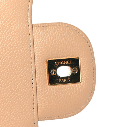 Chanel Caviar Quilted Jumbo Double Flap Beige Clair 10 of 10