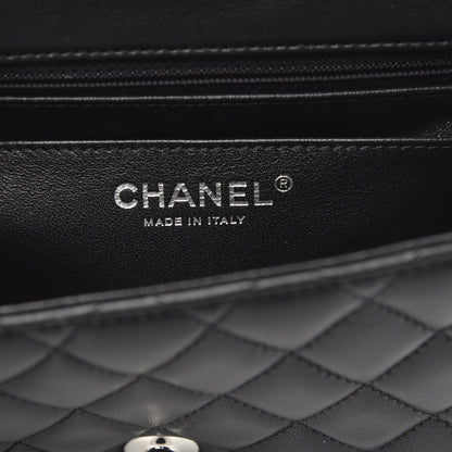 Chanel Lambskin Quilted Mini Square Flap Black 6 of 11