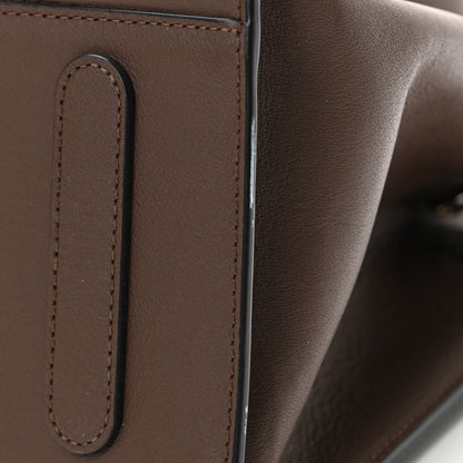 MCM Calfskin Ottomar Monogram Medium Essential Tote Chestnut 12 of 13