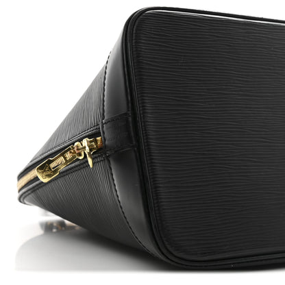 Louis Vuitton Epi Alma PM Black 9 of 10