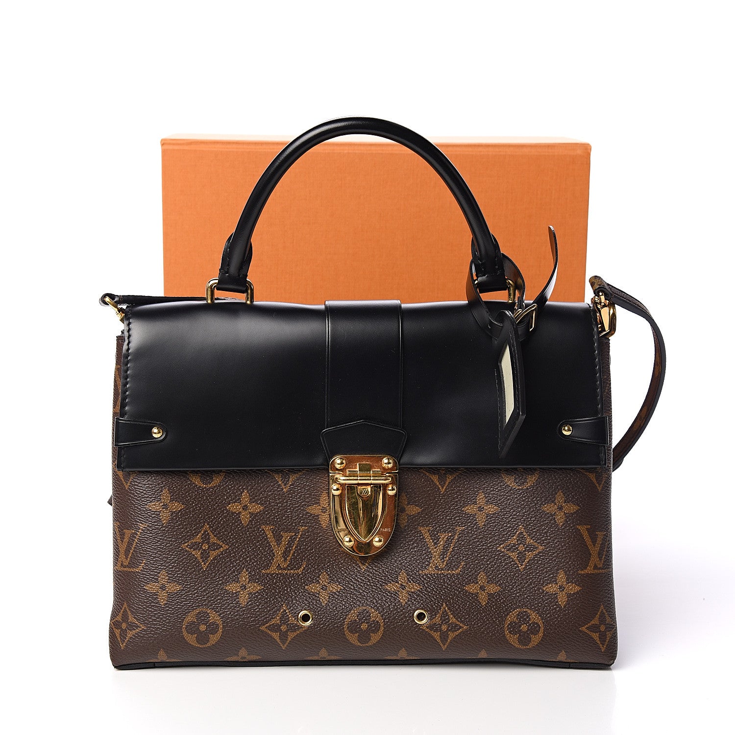 Louis Vuitton Monogram One Handle Flap Bag MM 8 of 8