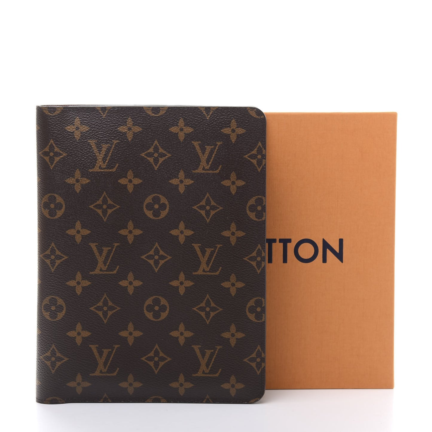 Monogram Desk Agenda Cover