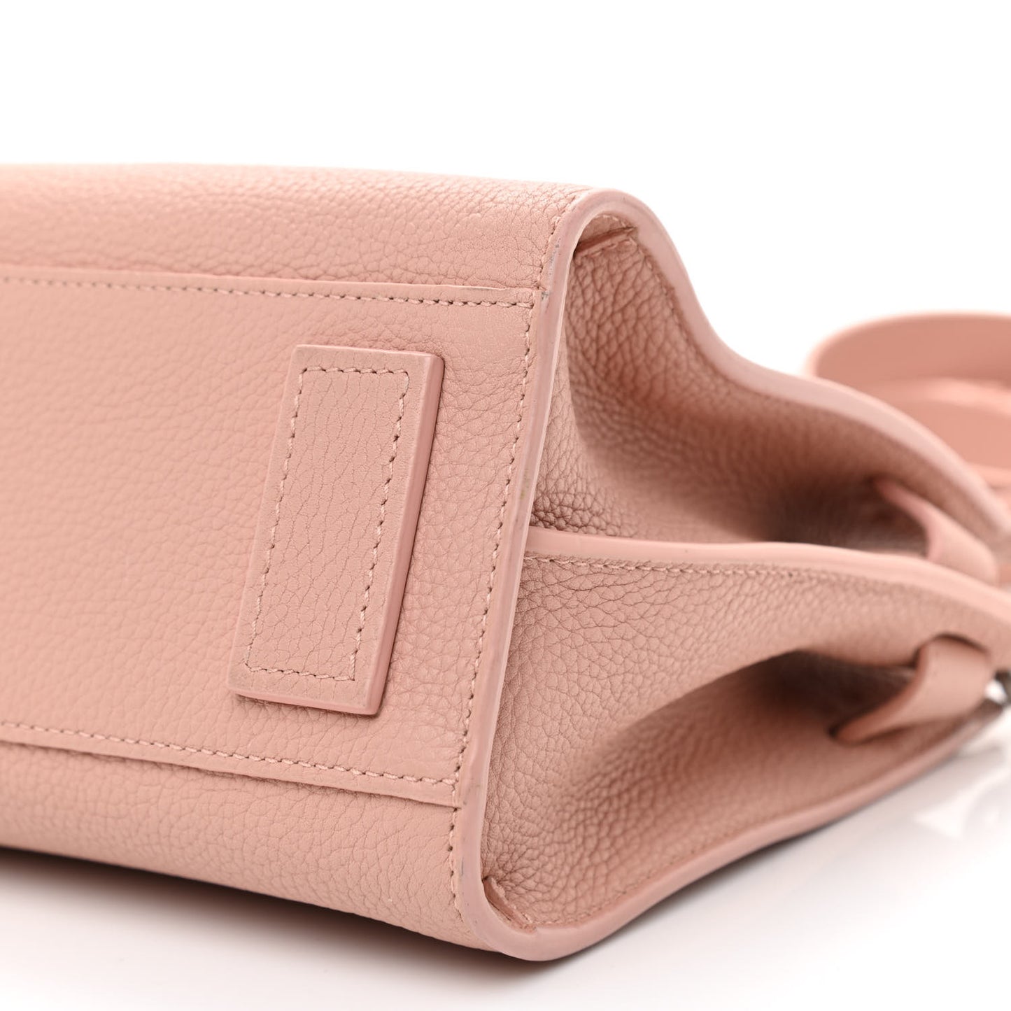 Grained Calfskin Nano Supple Sac De Jour Antique Rose