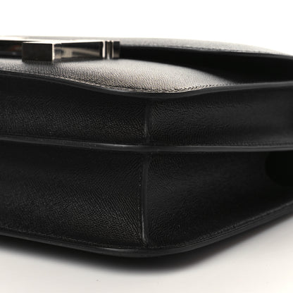 Hermes Madame Calfskin Lizard Constance 24 Black Ombre 9 of 10