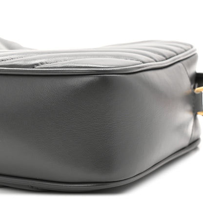 Saint Laurent Calfskin Matelasse Monogram Lou Camera Bag Storm 10 of 11