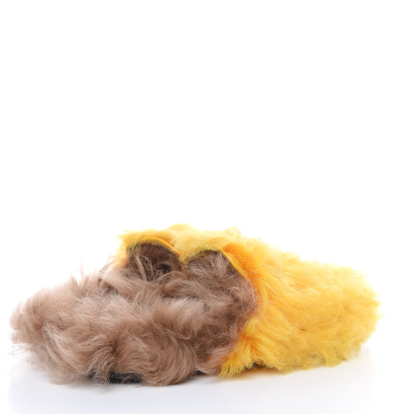 Merino Wool Womens Princetown Slippers 38 Light Crop Natural