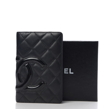 Chanel Calfskin Quilted Small Cambon Agenda Planner Black 7 of 7
