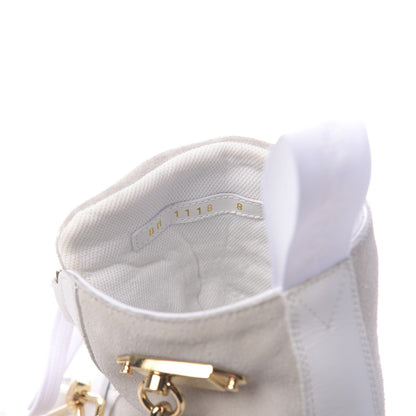 Louis Vuitton Calfskin Suede Mens Creeper Ankle Boots 8 White 8 of 8