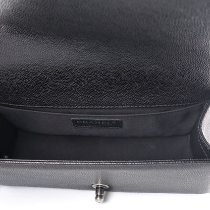 Chanel Caviar Quilted Medium Boy Flap Black 4 of 4