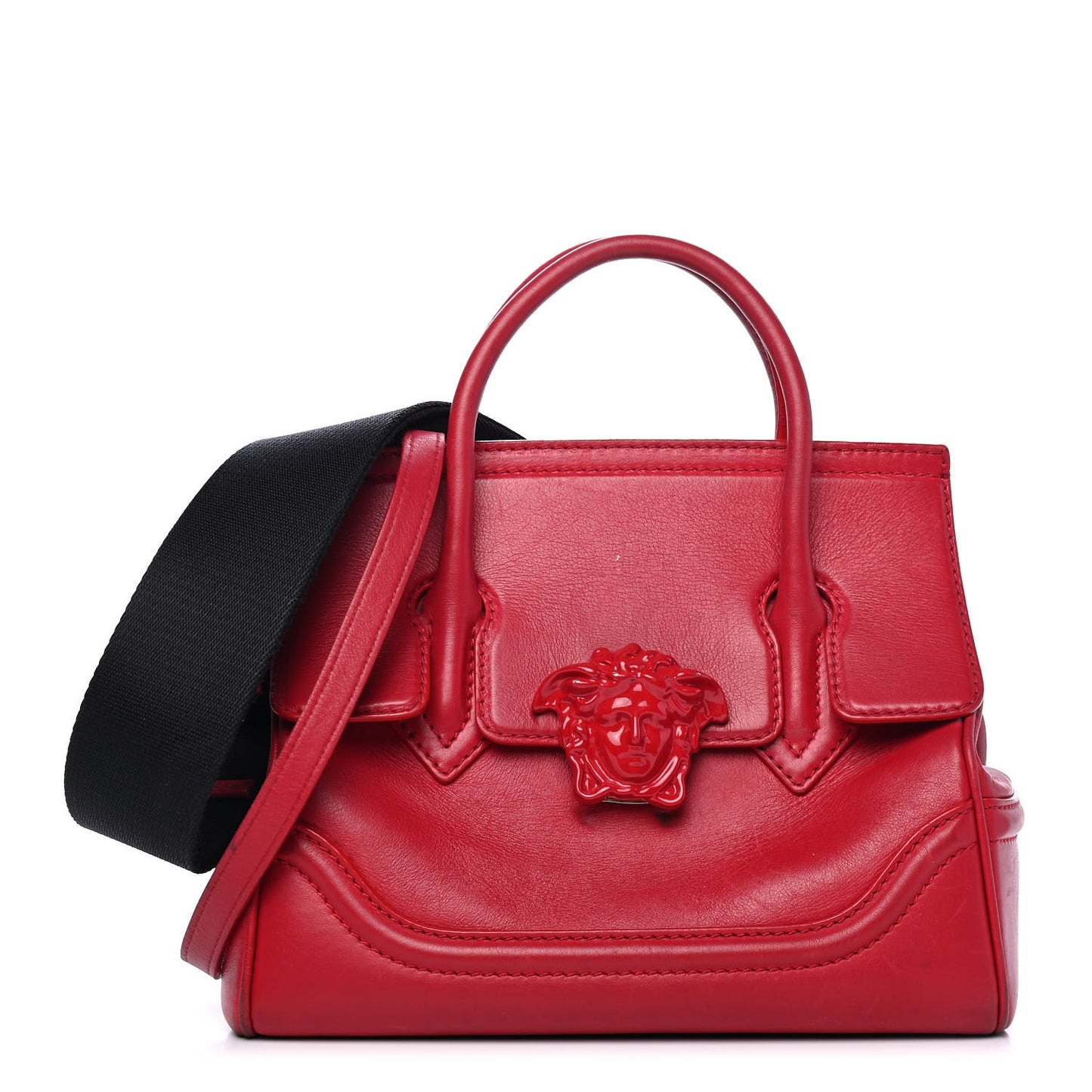 Calfskin Medium Palazzo Empire Bag Red
