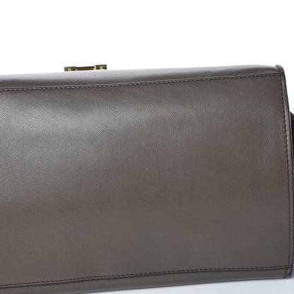 Celine Calfskin Suede Medium Tri-Color Trapeze Taupe 16 of 23