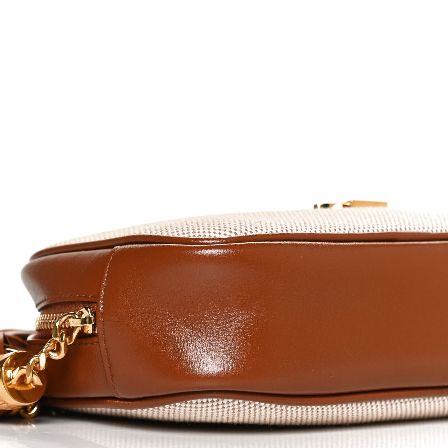 Saint Laurent Cotton Monogram Mini Lou Camera Bag Beige Brick 9 of 10