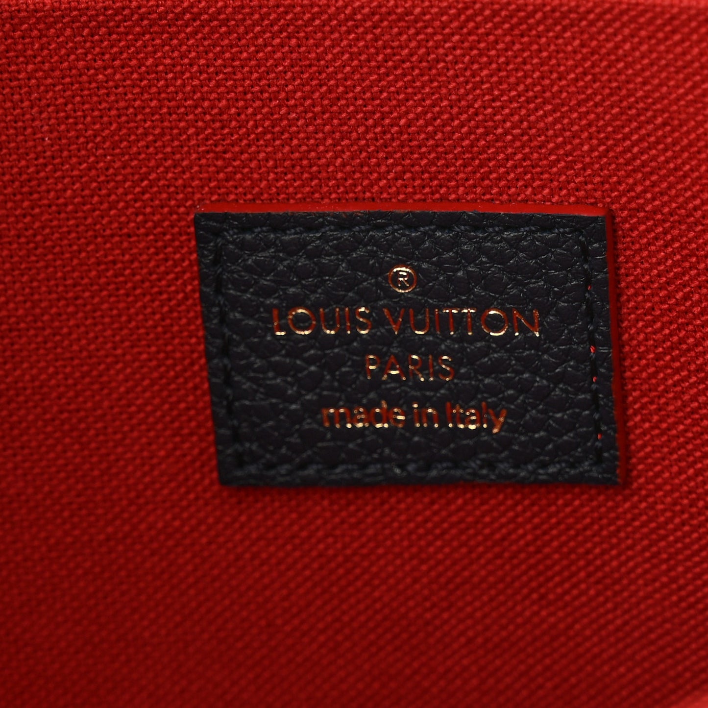 Empreinte Pochette Felicie Chain Wallet Marine Rouge