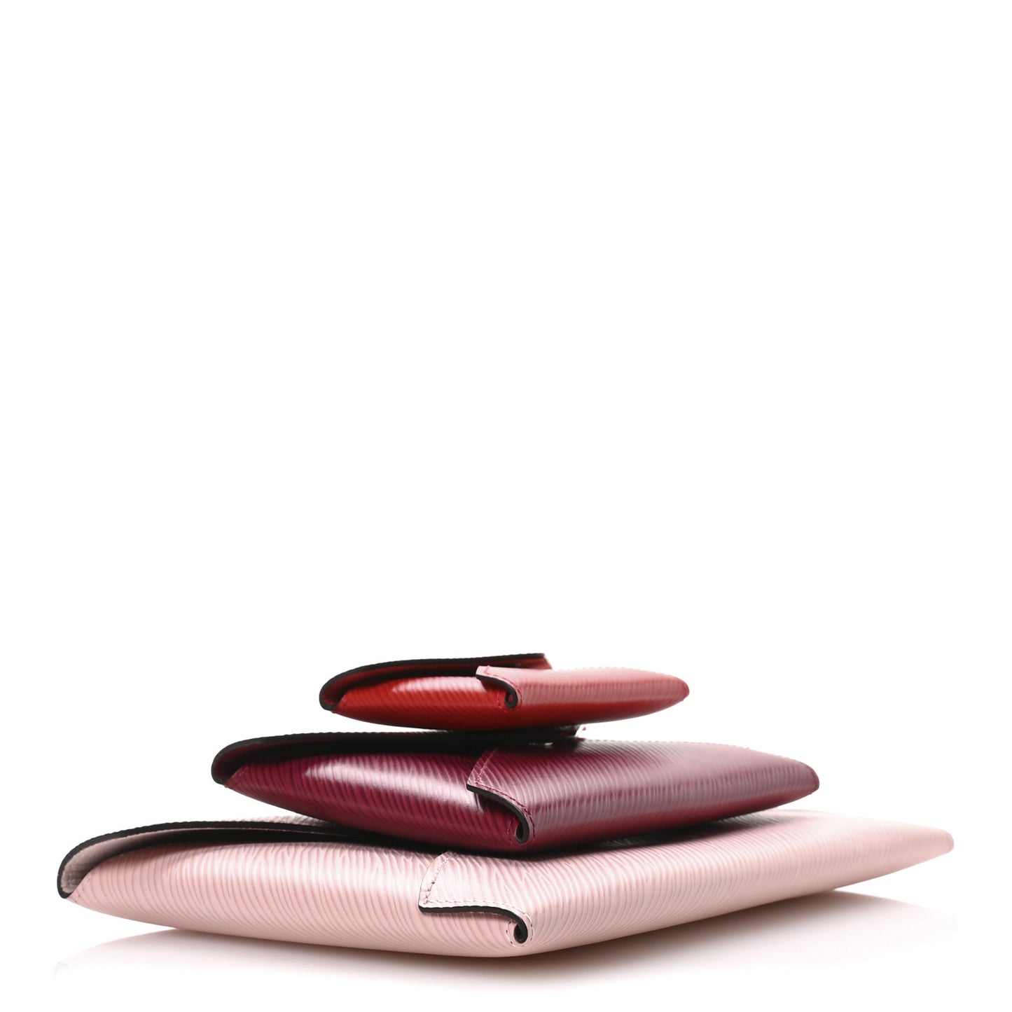 Epi Kirigami Pochette Set Rose Ballerine Fuchsia Coquelicot