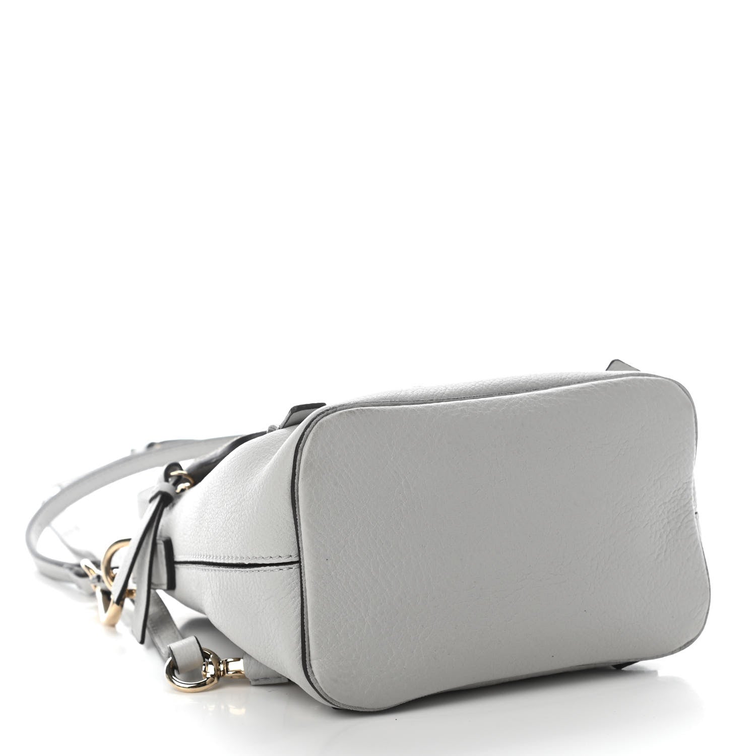 Chloe Suede Calfskin Mini Faye Backpack Airy Grey 4 of 9