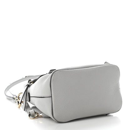 Chloe Suede Calfskin Mini Faye Backpack Airy Grey 4 of 9