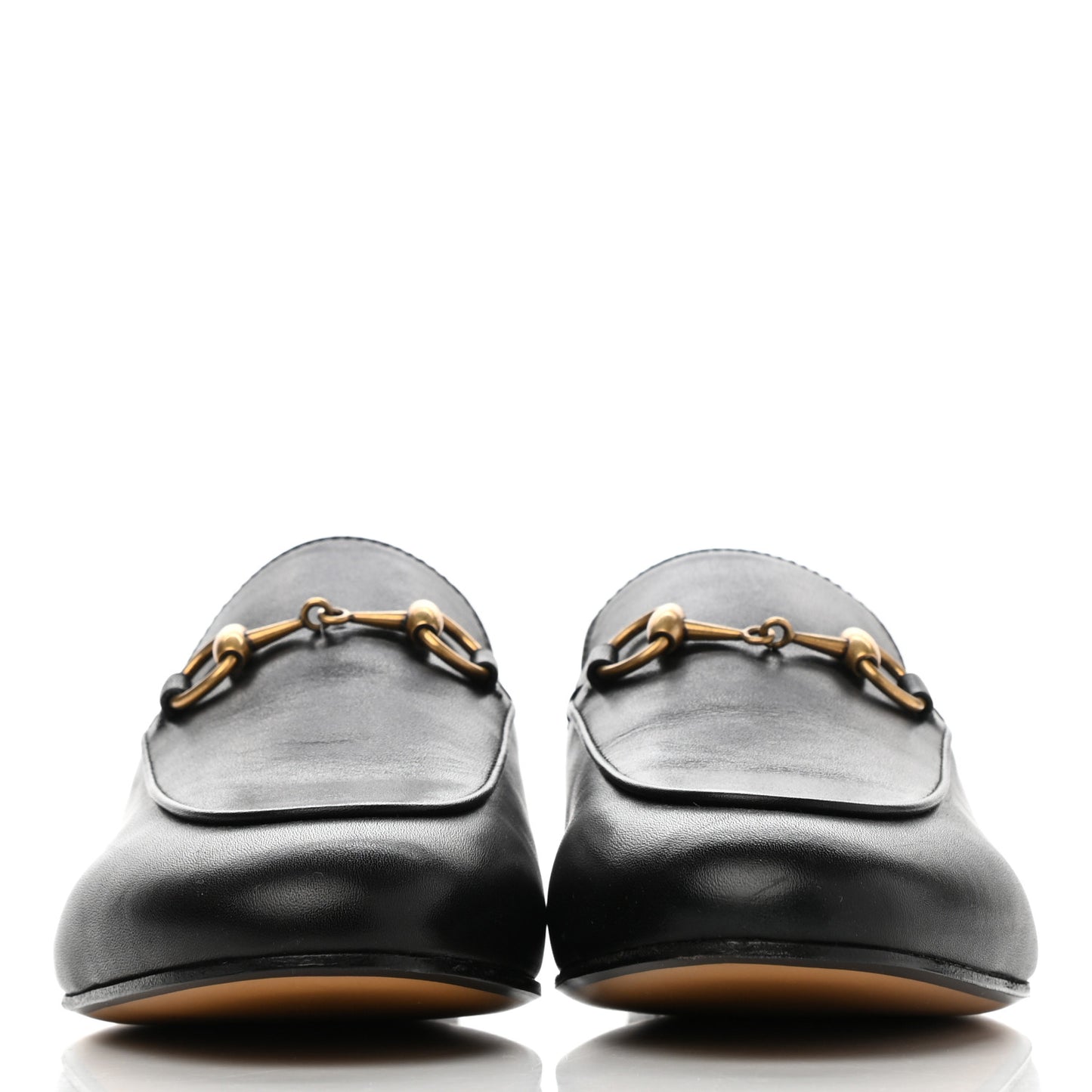Calfskin Womens Princetown Slippers 36.5 Black