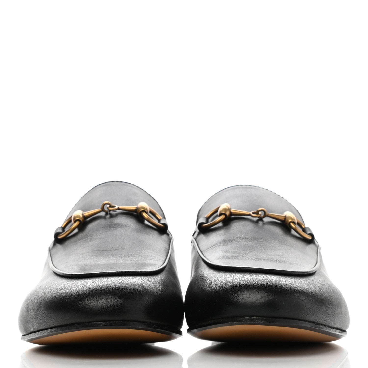 Gucci Calfskin Womens Princetown Slippers 36.5 Black 2 of 9