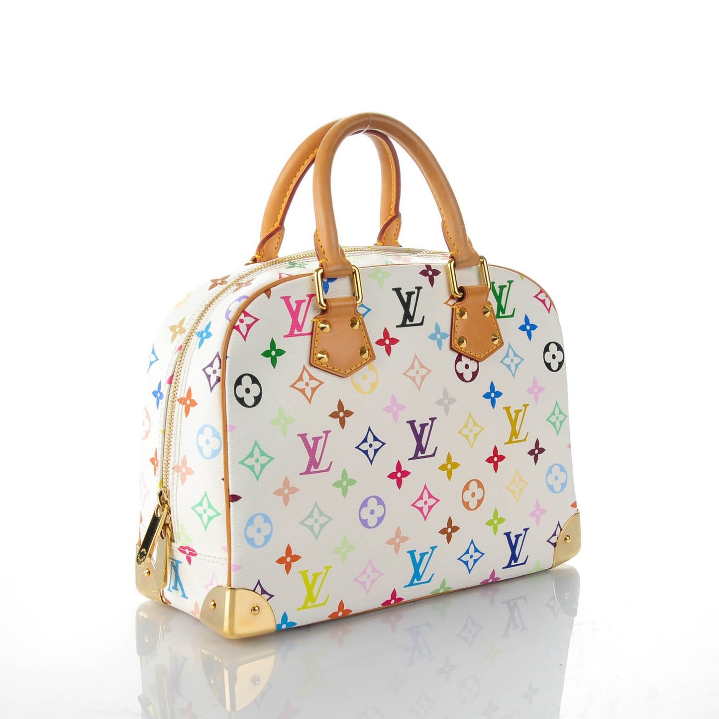 Monogram Multicolor Trouville White