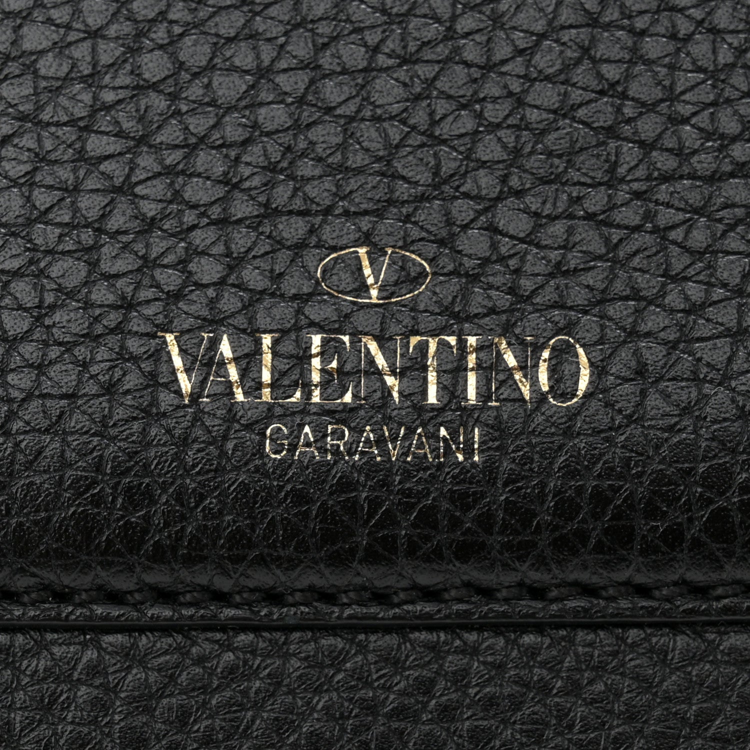 Valentino Garavani Grained Calfskin Rockstud Saddle Bag Black 12 of 12