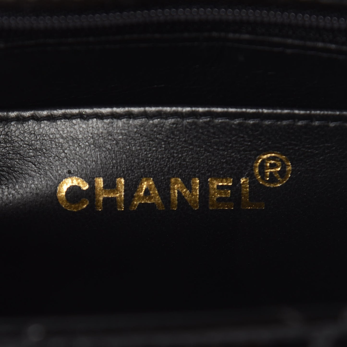 Glazed Calfskin Stitched Shoulder Flap Bag Black